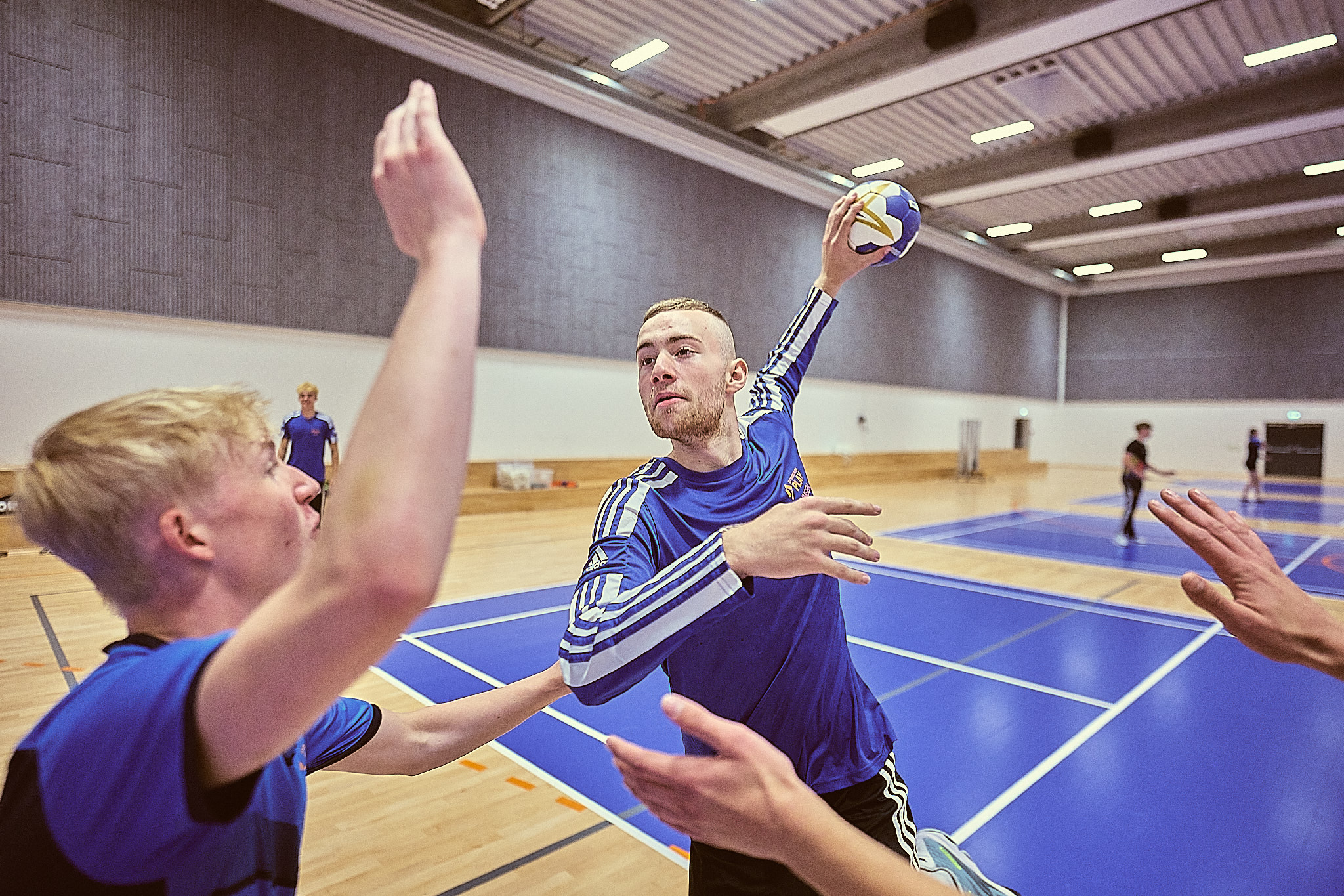 Håndboldefterskole i Jylland. Håndboldlinje på efterskole. Efterskole med masser af håndbold.